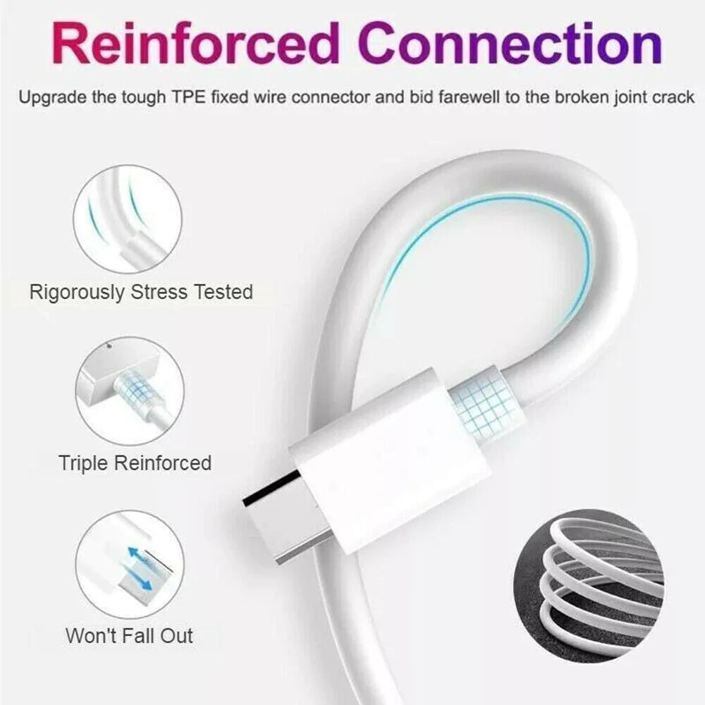 3FT USB-C to USB-C Fast Charging Cable